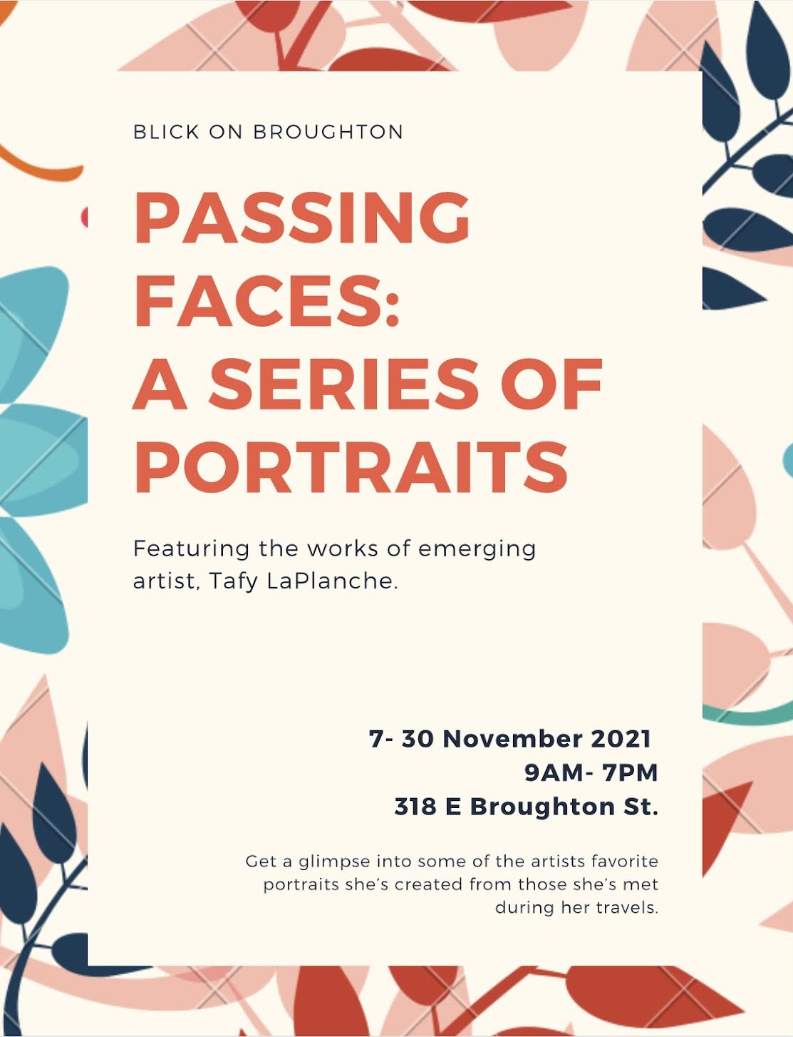 Passing Faces: A Series of Portraits